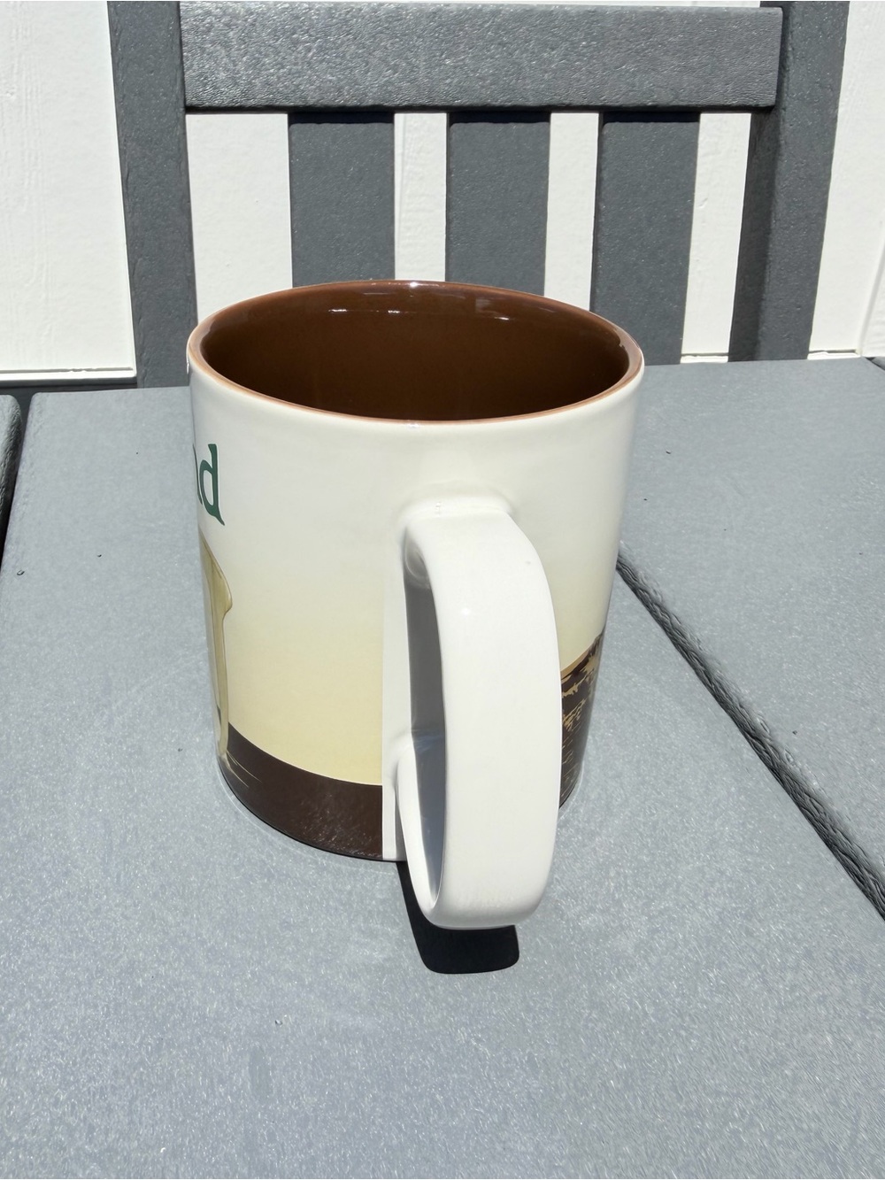 Starbucks Ireland Ceramic Mug 16 oz — Cream, Brown & Green - Picture 4 of 6